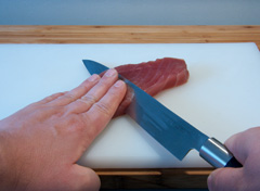 Fotografie der Fischzubereitung