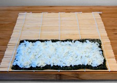 Fotografie der Maki-Zubereitung