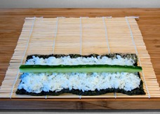 Fotografie der Maki-Zubereitung